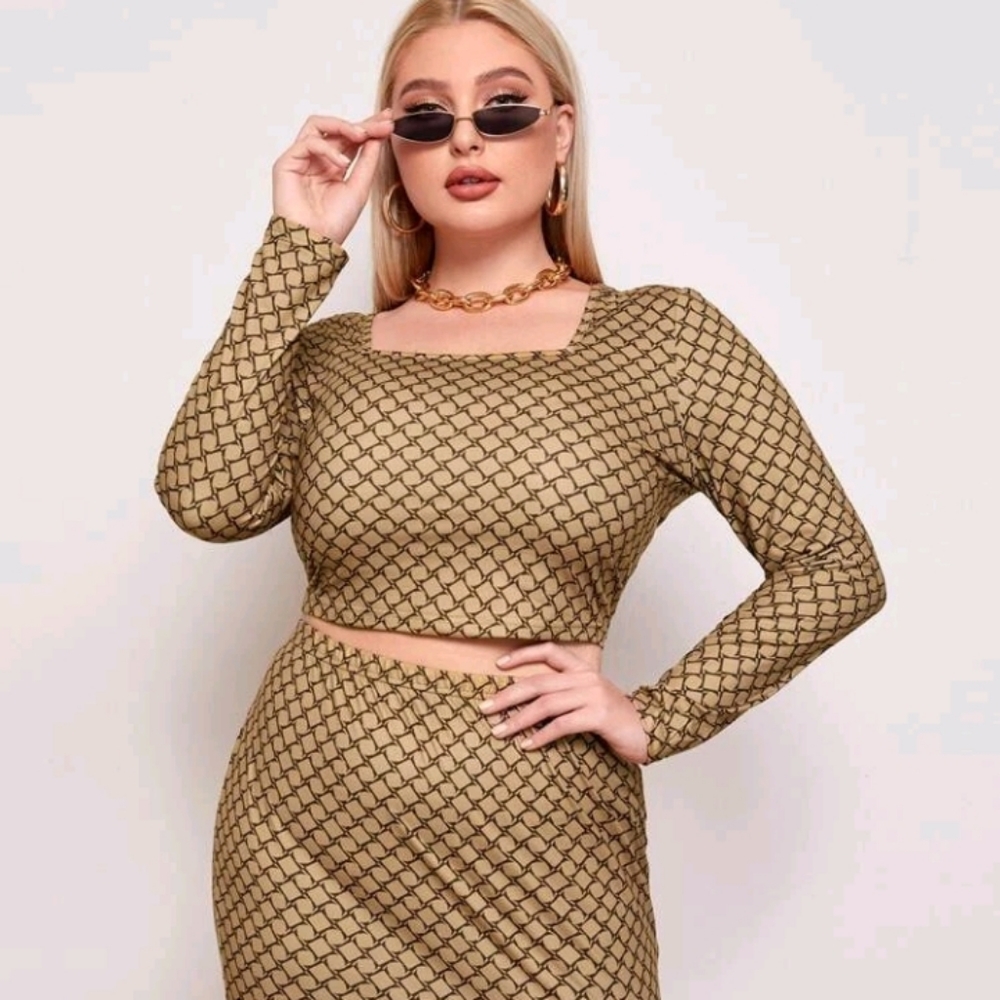 2PCS Skirt Set